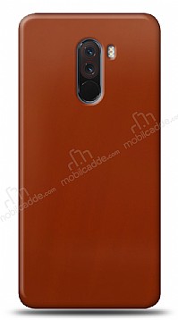 Dafoni Xiaomi Pocophone F1 Metalik Parlak Grnml Krmz Telefon Kaplama