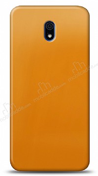 Dafoni Xiaomi Redmi 8A Metalik Parlak Grnml Sar Telefon Kaplama