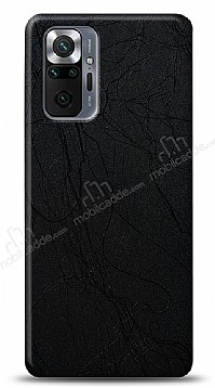 Dafoni Xiaomi Redmi Note 10 Pro Siyah Electro Deri Grnml Telefon Kaplama