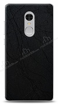 Dafoni Xiaomi Redmi Note 4 / Redmi Note 4X Siyah Electro Deri Grnml Telefon Kaplama