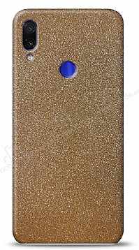 Dafoni Xiaomi Redmi Note 7 Gold Parlak Simli Telefon Kaplama