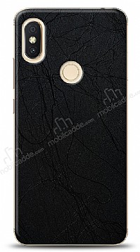 Dafoni Xiaomi Redmi S2 Siyah Electro Deri Grnml Telefon Kaplama