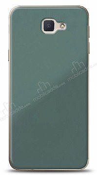 Eiroo Glass Samsung Galaxy J7 Prime / J7 Prime 2 Silikon Kenarl Cam Yeil Klf