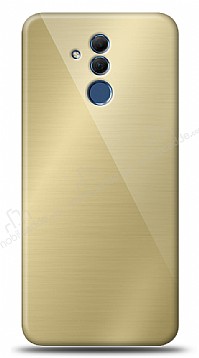 Eiroo Huawei Mate 20 Lite Silikon Kenarl Aynal Gold Klf