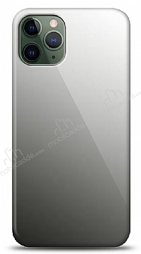 Eiroo iPhone 11 Pro Silikon Kenarl Aynal Siyah Klf