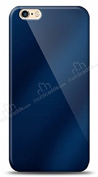 Eiroo iPhone 6 Plus / 6S Plus Silikon Kenarl Aynal Lacivert Klf