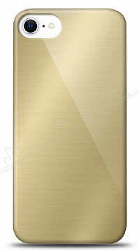 Eiroo iPhone SE 2020 Silikon Kenarl Aynal Gold Klf
