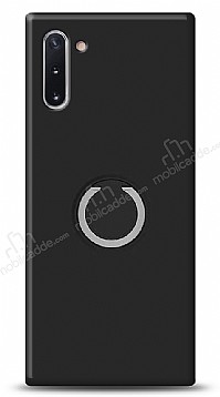 Eiroo Lansman Samsung Galaxy Note 10 Selfie Yzkl Siyah Silikon Klf