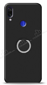 Eiroo Lansman Xiaomi Redmi Note 7 Selfie Yzkl Siyah Silikon Klf