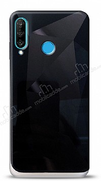 Eiroo Prizma Huawei P30 Lite Siyah Rubber Klf