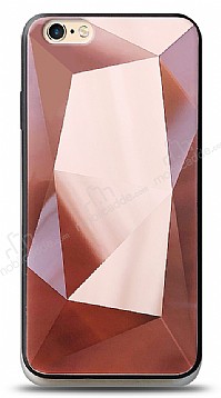Eiroo Prizma iPhone 6 / 6S Rose Gold Rubber Klf