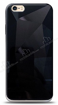 Eiroo Prizma iPhone 6 Plus / 6S Plus Siyah Rubber Klf