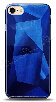 Eiroo Prizma iPhone 7 / 8 Mavi Rubber Klf