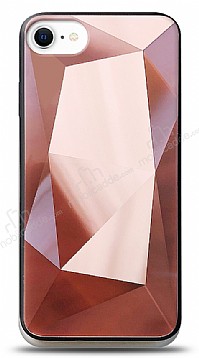 Eiroo Prizma iPhone SE 2020 Rose Gold Rubber Klf