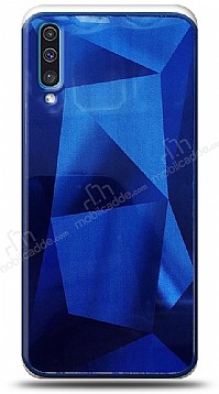 Eiroo Prizma Samsung Galaxy A30S Mavi Rubber Klf