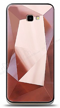 Eiroo Prizma Samsung Galaxy J4 Plus Rose Gold Rubber Klf
