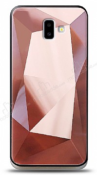 Eiroo Prizma Samsung Galaxy J6 Plus Rose Gold Rubber Klf