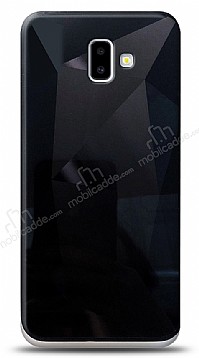 Eiroo Prizma Samsung Galaxy J6 Plus Siyah Rubber Klf
