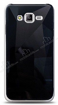 Eiroo Prizma Samsung Galaxy J7 / Galaxy J7 Core Siyah Rubber Klf