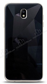 Eiroo Prizma Samsung Galaxy J7 Pro 2017 Siyah Rubber Klf