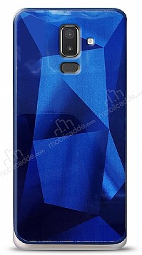 Eiroo Prizma Samsung Galaxy J8 Mavi Rubber Klf