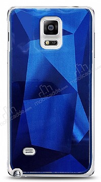 Eiroo Prizma Samsung Galaxy Note 4 Mavi Rubber Klf
