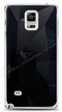Eiroo Prizma Samsung Galaxy Note 4 Siyah Rubber Klf