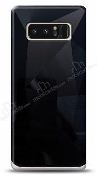 Eiroo Prizma Samsung Galaxy Note 8 Siyah Rubber Klf
