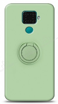 Eiroo Ring Color Huawei Mate 30 Lite Yzk Tutuculu Yeil Silikon Klf