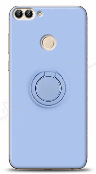 Eiroo Ring Color Huawei P Smart Yzk Tutuculu Mavi Silikon Klf