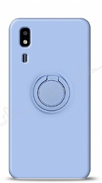 Eiroo Ring Color Samsung Galaxy A2 Core Yzk Tutuculu Mavi Silikon Klf
