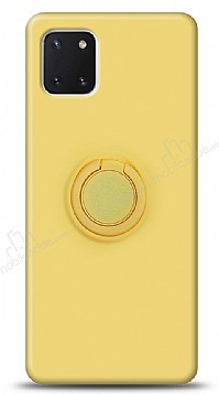 Eiroo Ring Color Samsung Galaxy Note 10 Lite Yzk Tutuculu Sar Silikon Klf