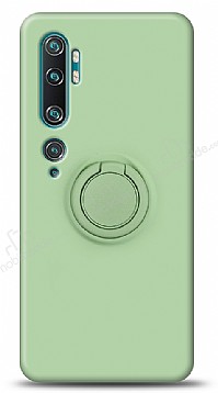 Eiroo Ring Color Xiaomi Mi Note 10 Yzk Tutuculu Yeil Silikon Klf