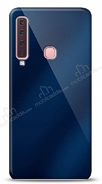 Eiroo Samsung Galaxy A9 2018 Silikon Kenarl Aynal Lacivert Klf