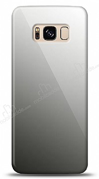 Eiroo Samsung Galaxy S8 Plus Silikon Kenarl Aynal Siyah Klf