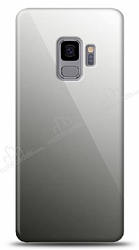 Eiroo Samsung Galaxy S9 Silikon Kenarl Aynal Siyah Klf