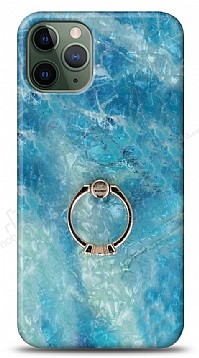 Eiroo Satin iPhone 11 Pro Max Ocean Yzk Tutuculu Silikon Klf