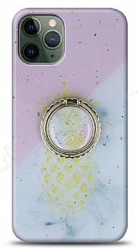 Eiroo Starry iPhone 11 Pro Ananas Silikon Klf