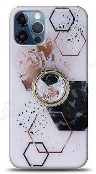 Eiroo Starry iPhone 12 / iPhone 12 Pro 6.1 in Mosaic Silikon Klf