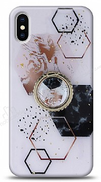 Eiroo Starry iPhone X / XS Mosaic Silikon Klf