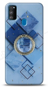 Eiroo Starry Samsung Galaxy A21s Square Silikon Klf