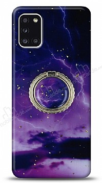 Eiroo Starry Samsung Galaxy A31 Space Silikon Klf