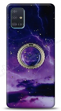 Eiroo Starry Samsung Galaxy A51 Space Silikon Klf