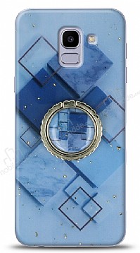 Eiroo Starry Samsung Galaxy J6 Square Silikon Klf
