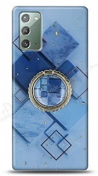 Eiroo Starry Samsung Galaxy Note 20 Square Silikon Klf