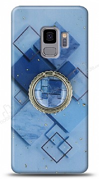 Eiroo Starry Samsung Galaxy S9 Square Silikon Klf