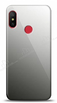 Eiroo Xiaomi Redmi Note 6 Pro Silikon Kenarl Aynal Siyah Klf