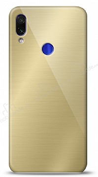 Eiroo Xiaomi Redmi Note 7 Silikon Kenarl Aynal Gold Klf