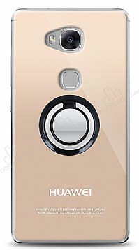 Huawei GR5 Siyah Tutuculu effaf Klf