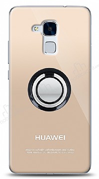 Huawei GT3 Siyah Tutuculu effaf Klf
